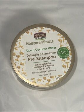 AFRICAN PRIDE- Moisture Miracle Aloe & Coconut Water Pre-Shampoo